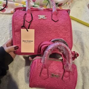 Juicy Couture Free Love Mommy and Me Satchel Set